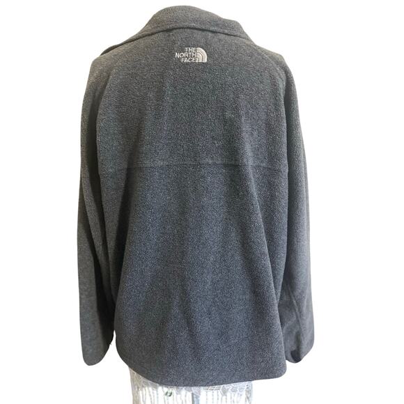 The North Face Men’s Gray Full Zip Fleece fall/winter Jacket Size Large - Picture 3 of 7